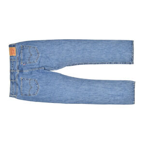 Men's Levi's 501 Regular Fit Blue Jeans W 38x36 Button Fly Medium Wash Cotton